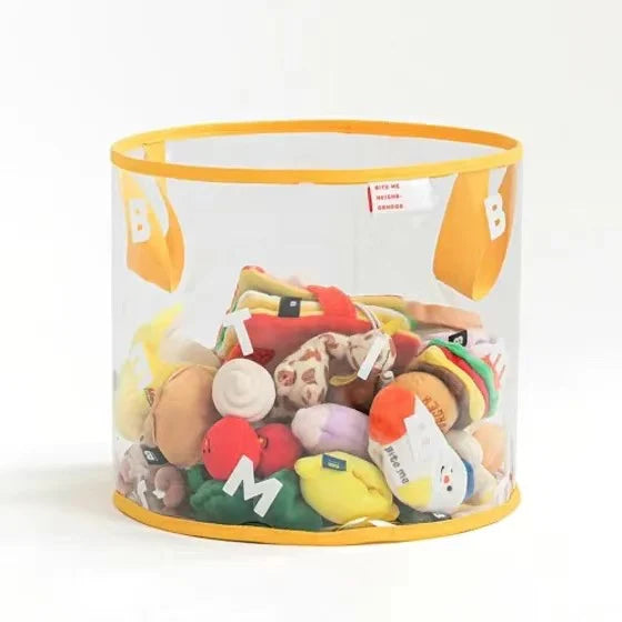 Bite Me Clear Toy Basket