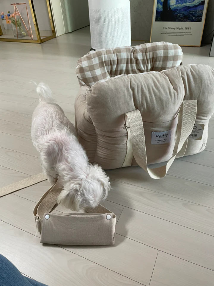 Woolly Pet Carrier Bag Car Seats