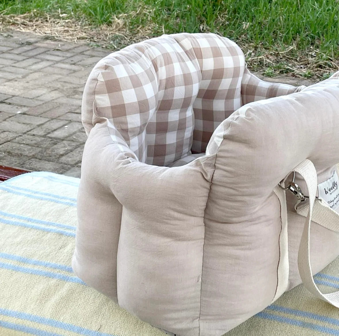 Woolly Pet Carrier Bag Car Seats