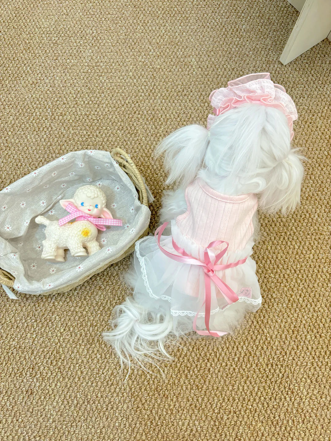 Pet Spring Bow-Tie Ballet Tutu Home Tee Cat Dog Skirt